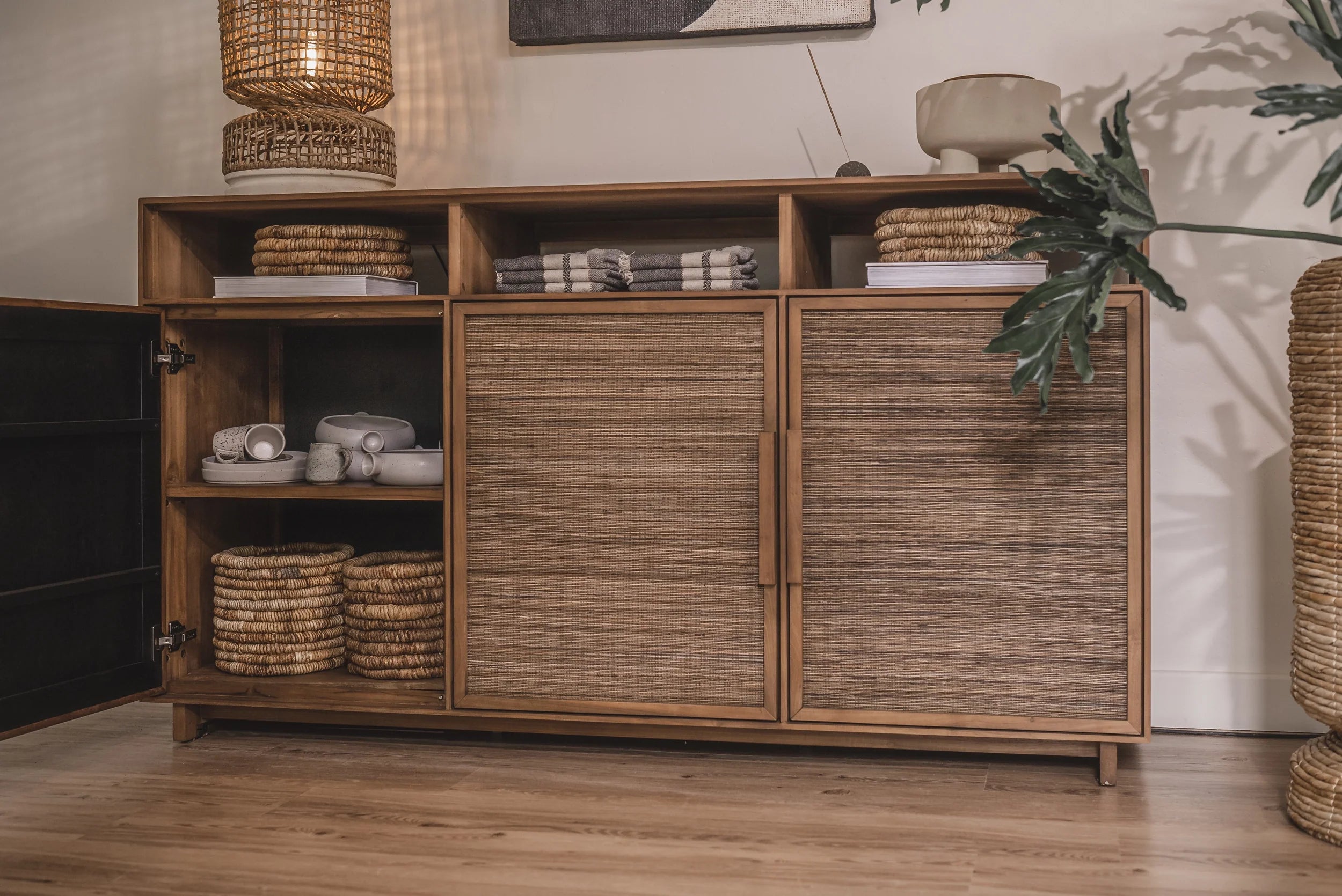 Hopper 3-Door Tall Chest of Drawers