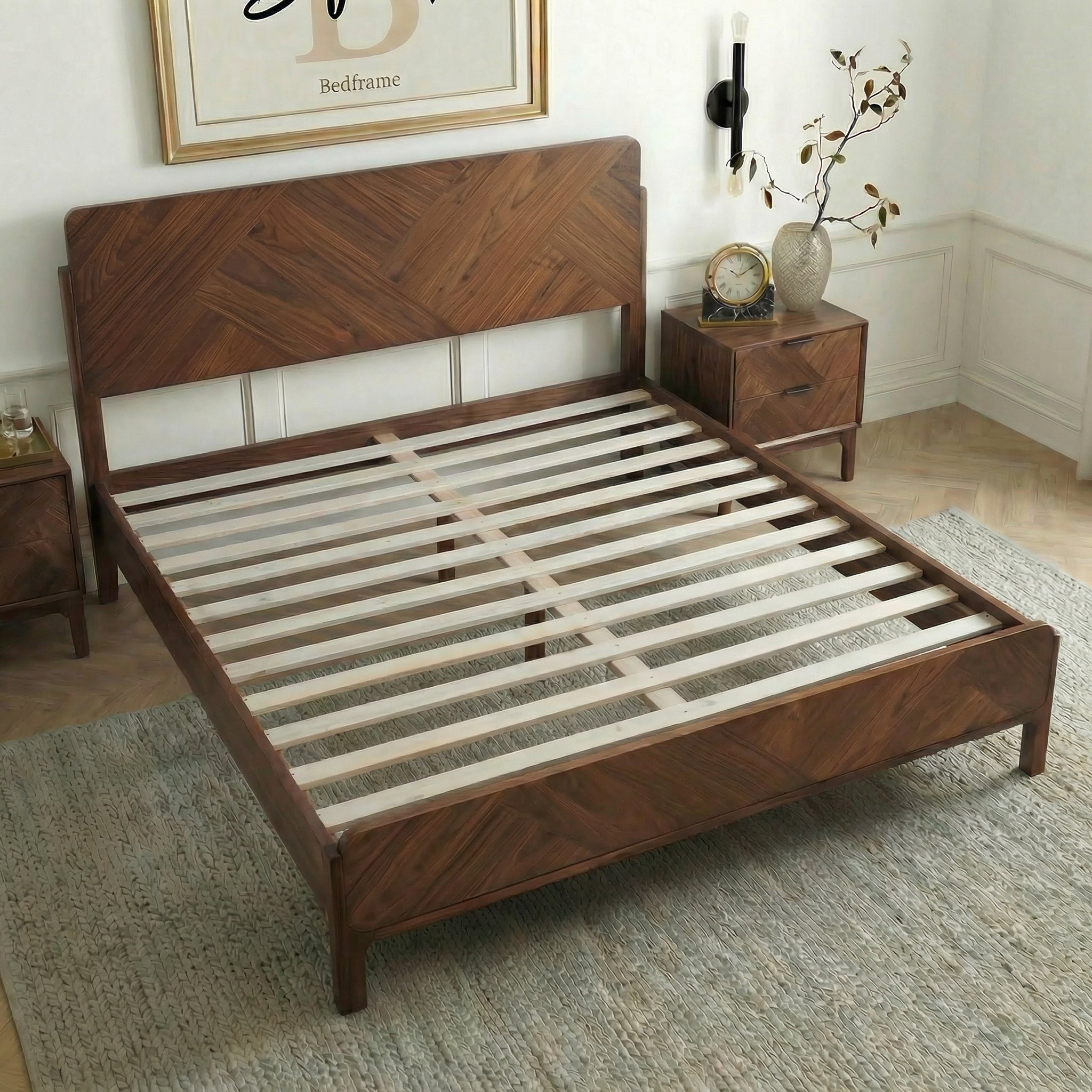 The Beckett Solid Wood Bed Frame