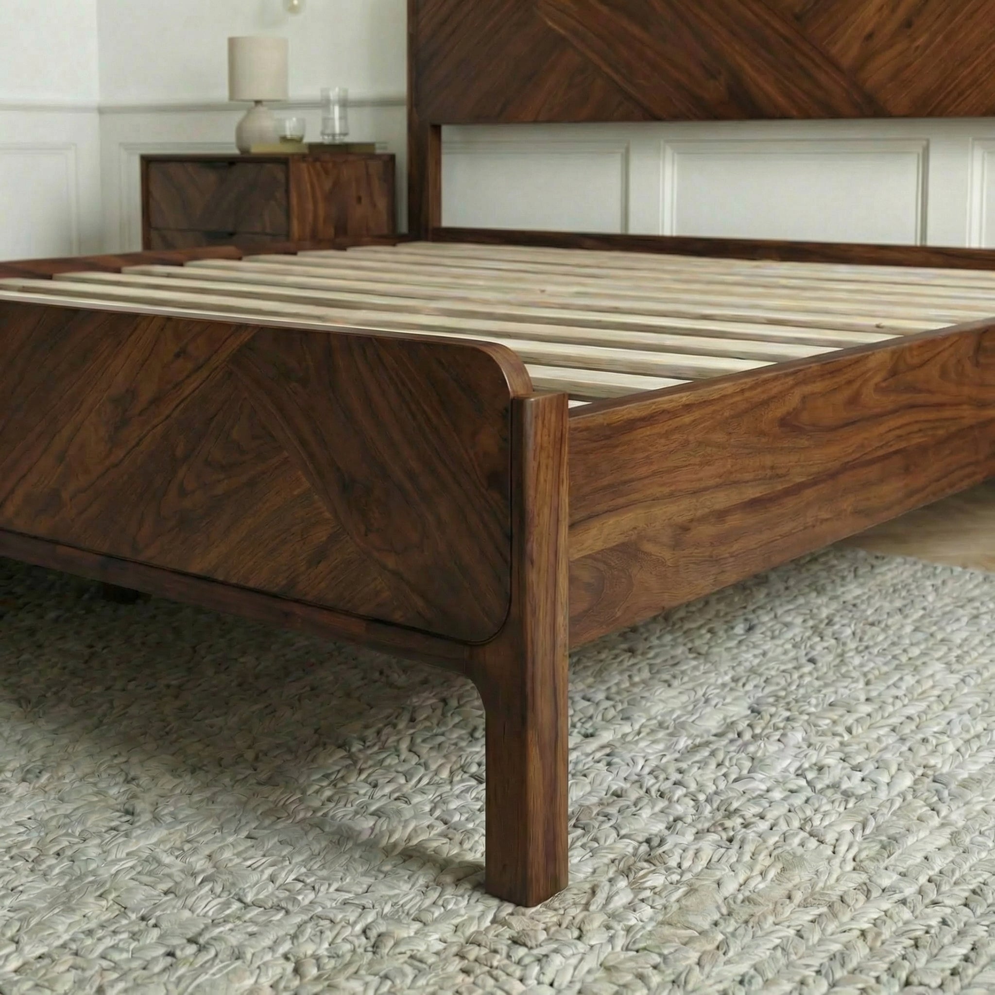 The Beckett Solid Wood Bed Frame