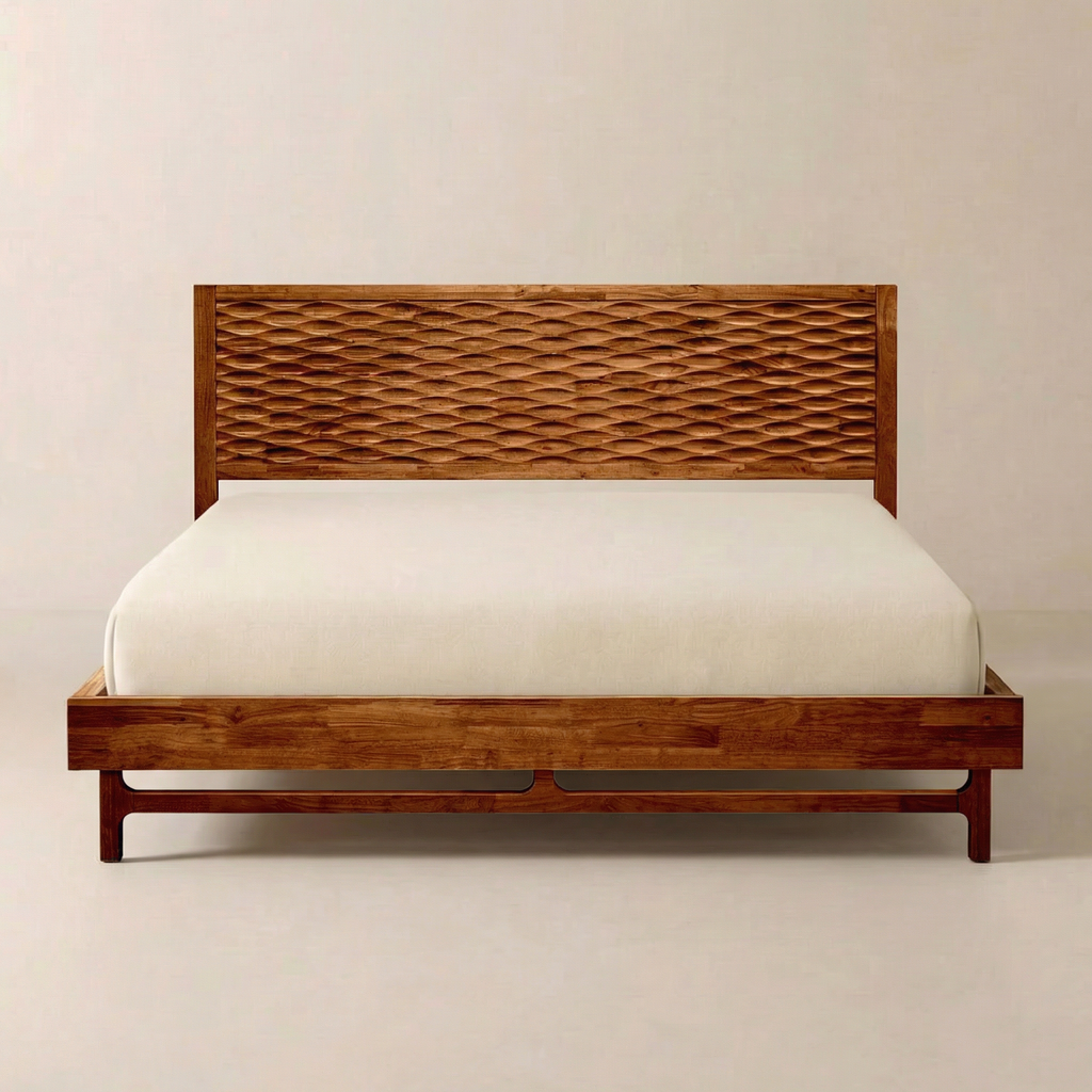 The Emma Solid Wood Bed Frame