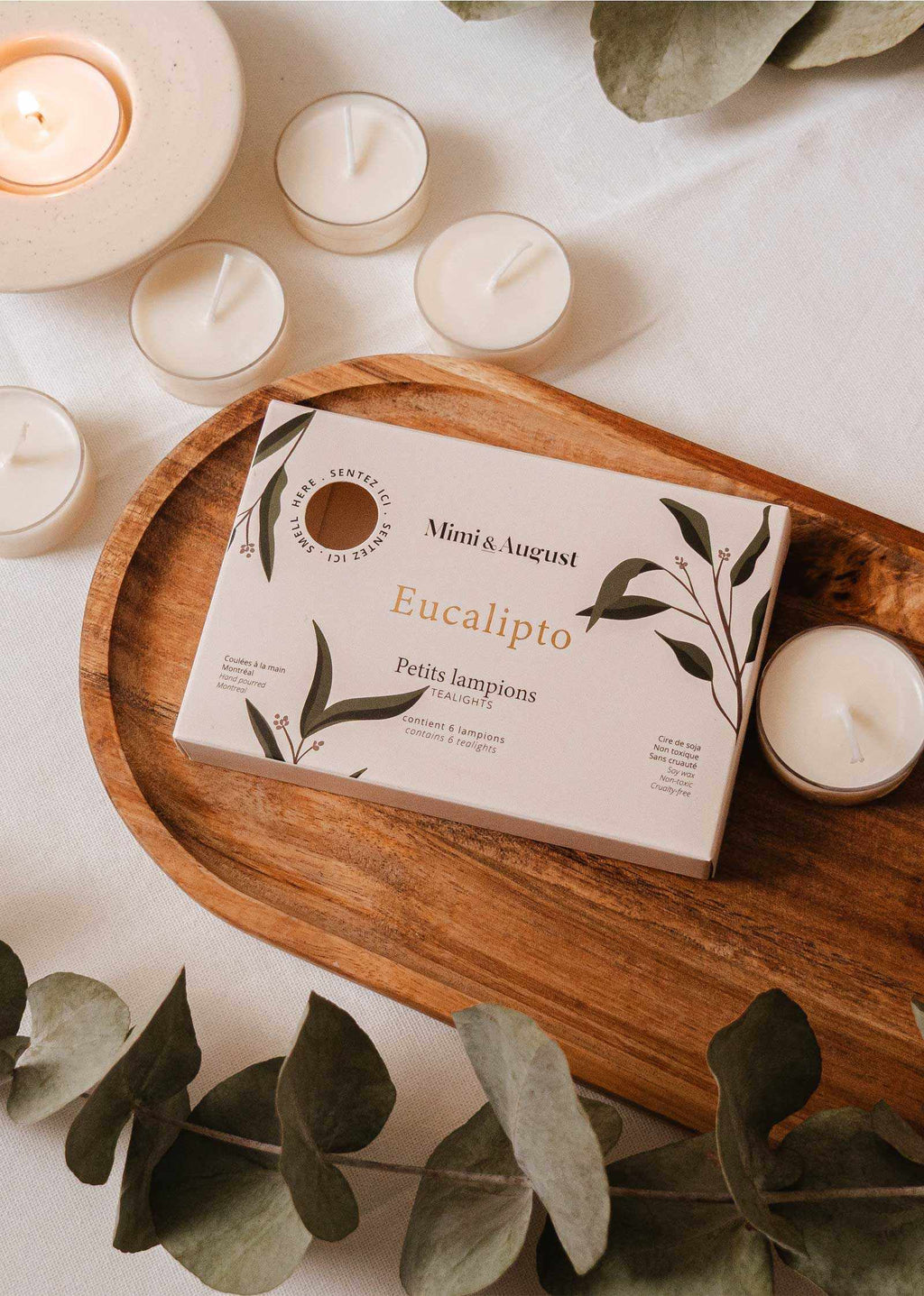 The Eucalipto Tealight Candle Set