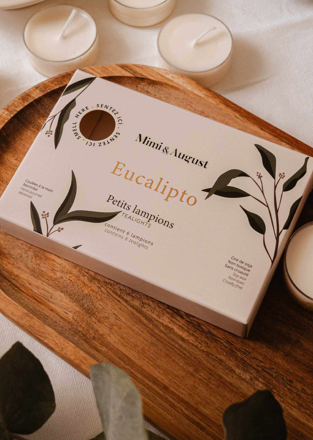 The Eucalipto Tealight Candle Set