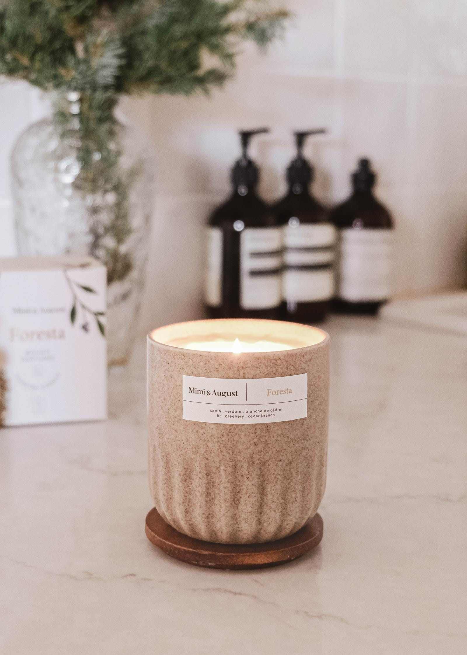 The Foresta Reusable Soy Candle