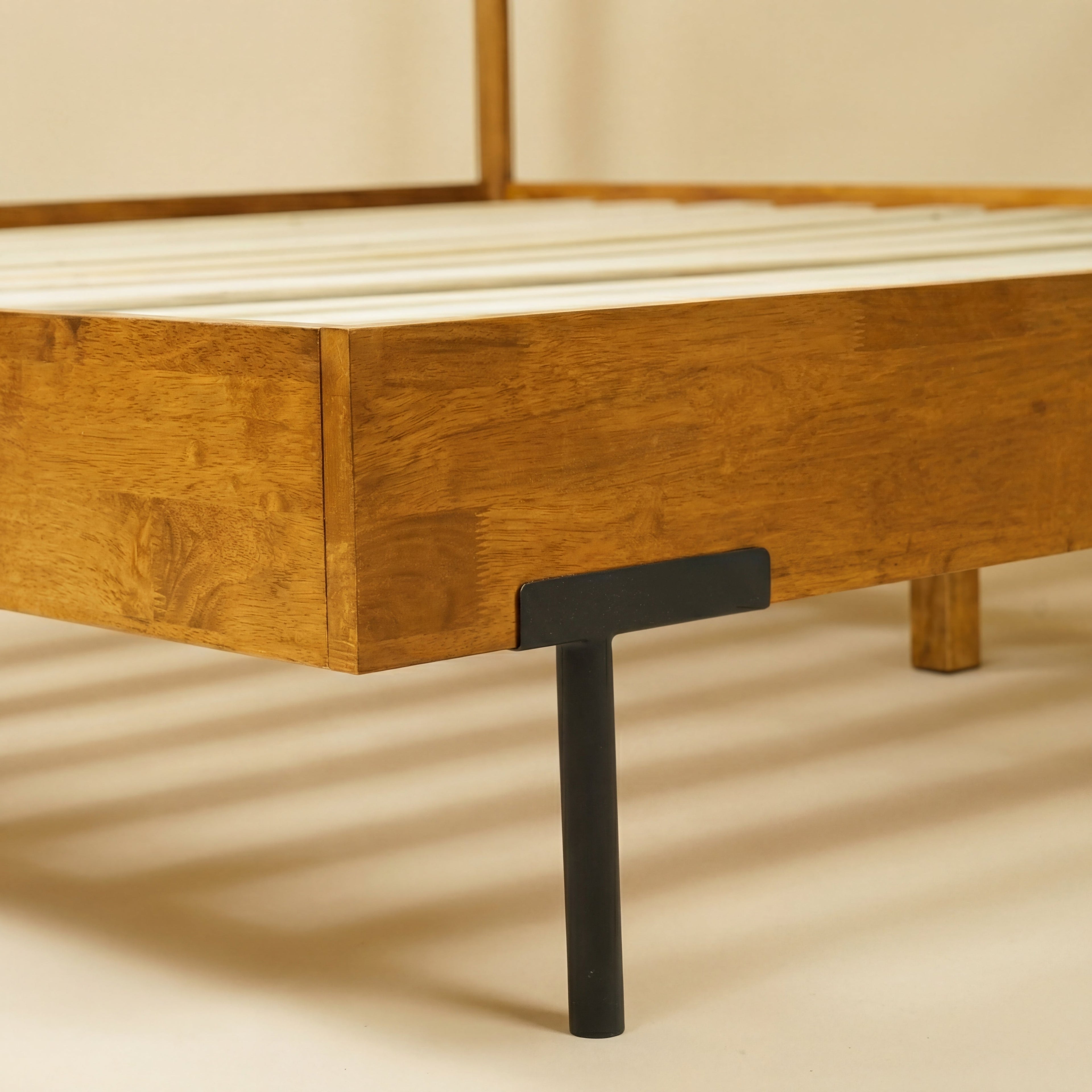 The Farrow Solid Wood Bed Frame