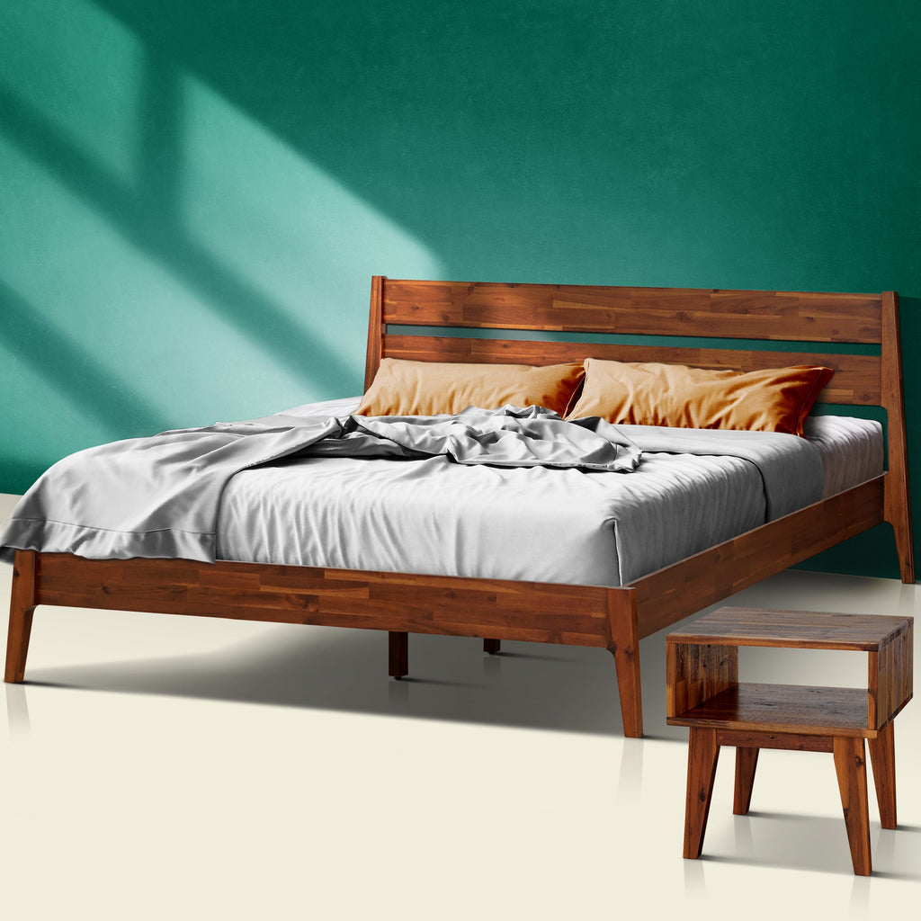 Callisto Solid Wood Bed Frame