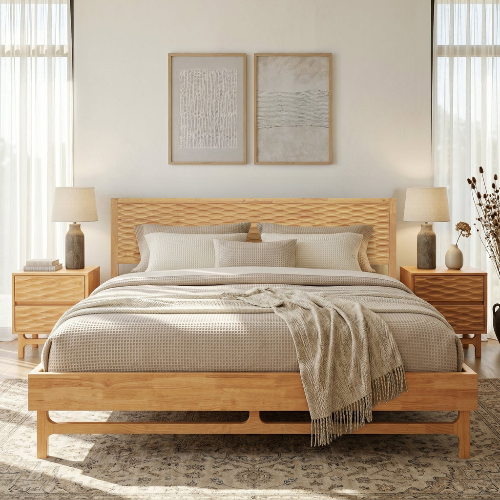 The Emma Solid Wood Bed Frame