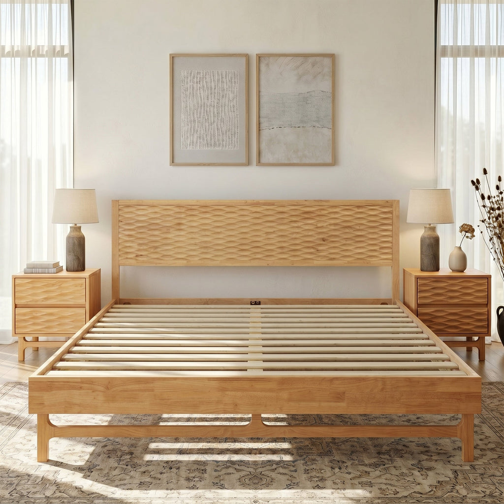 The Emma Solid Wood Bed Frame