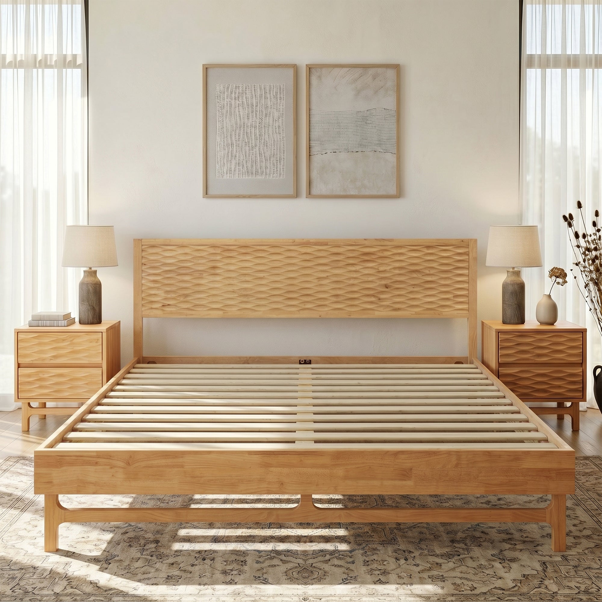 The Emma Solid Wood Bed Frame