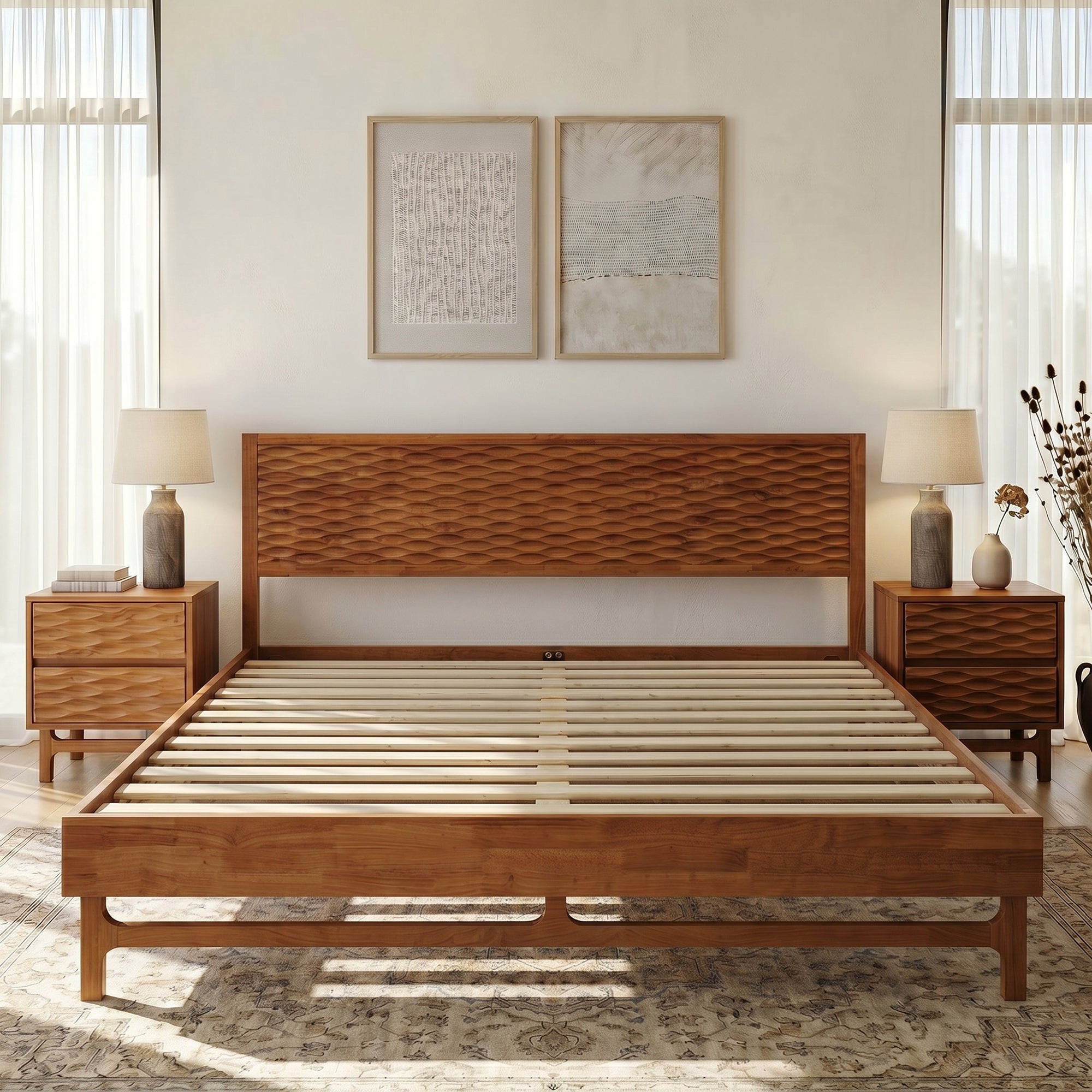 The Emma Solid Wood Bed Frame