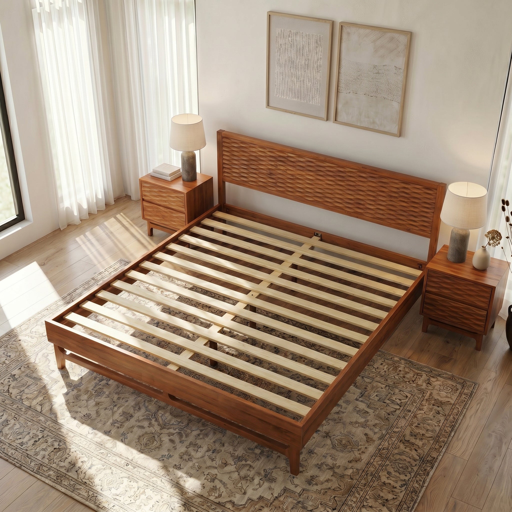 The Emma Solid Wood Bed Frame