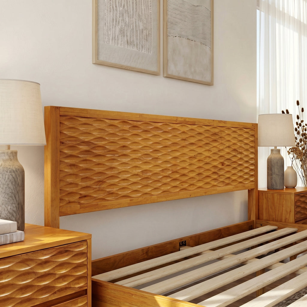 The Emma Solid Wood Bed Frame