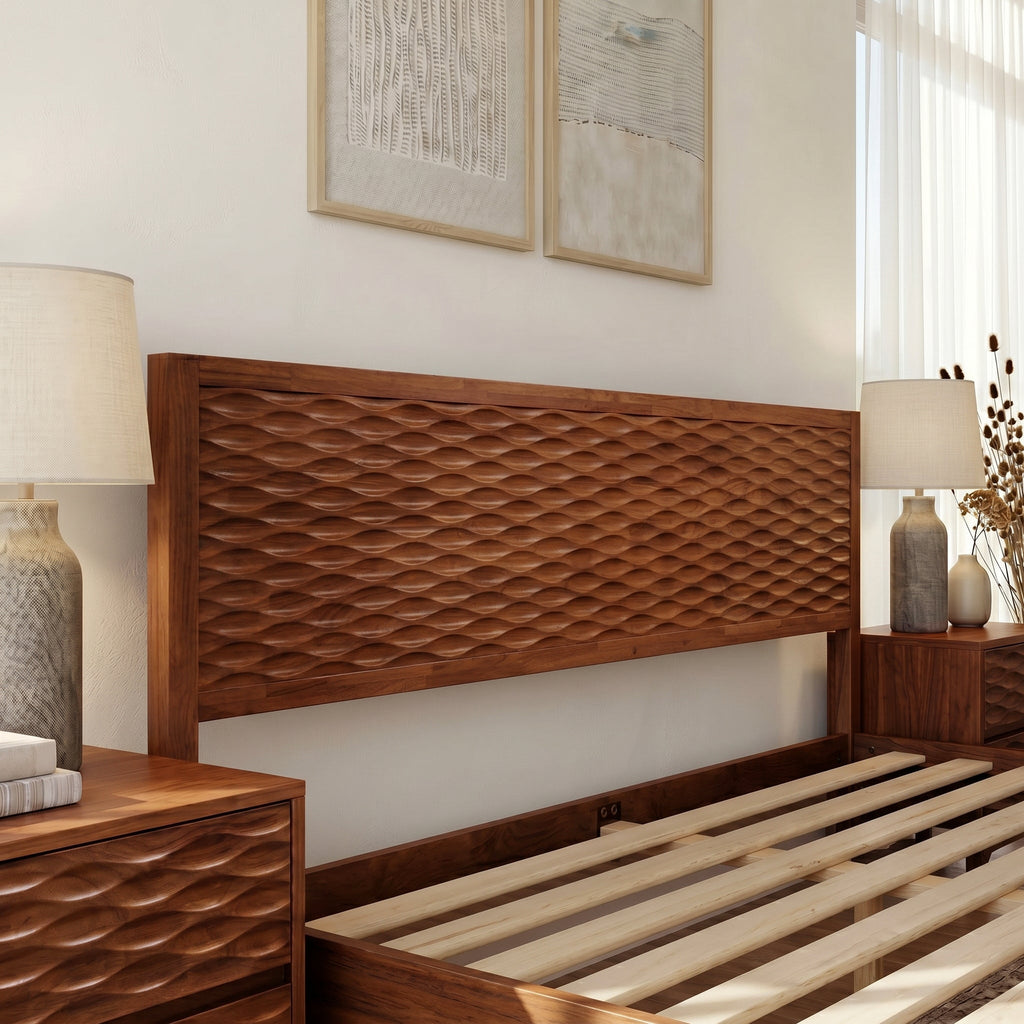 The Emma Solid Wood Bed Frame