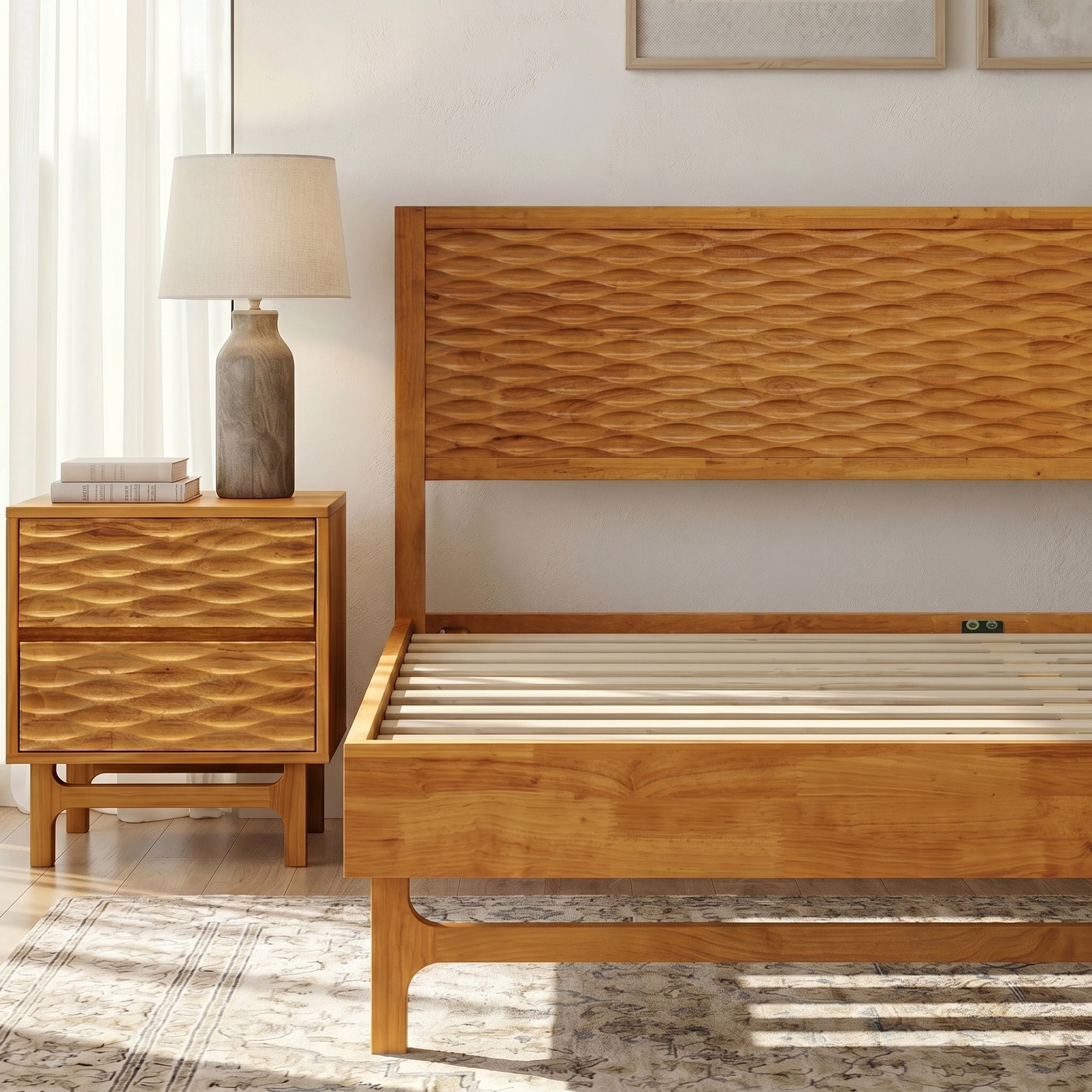 The Emma Solid Wood Bed Frame