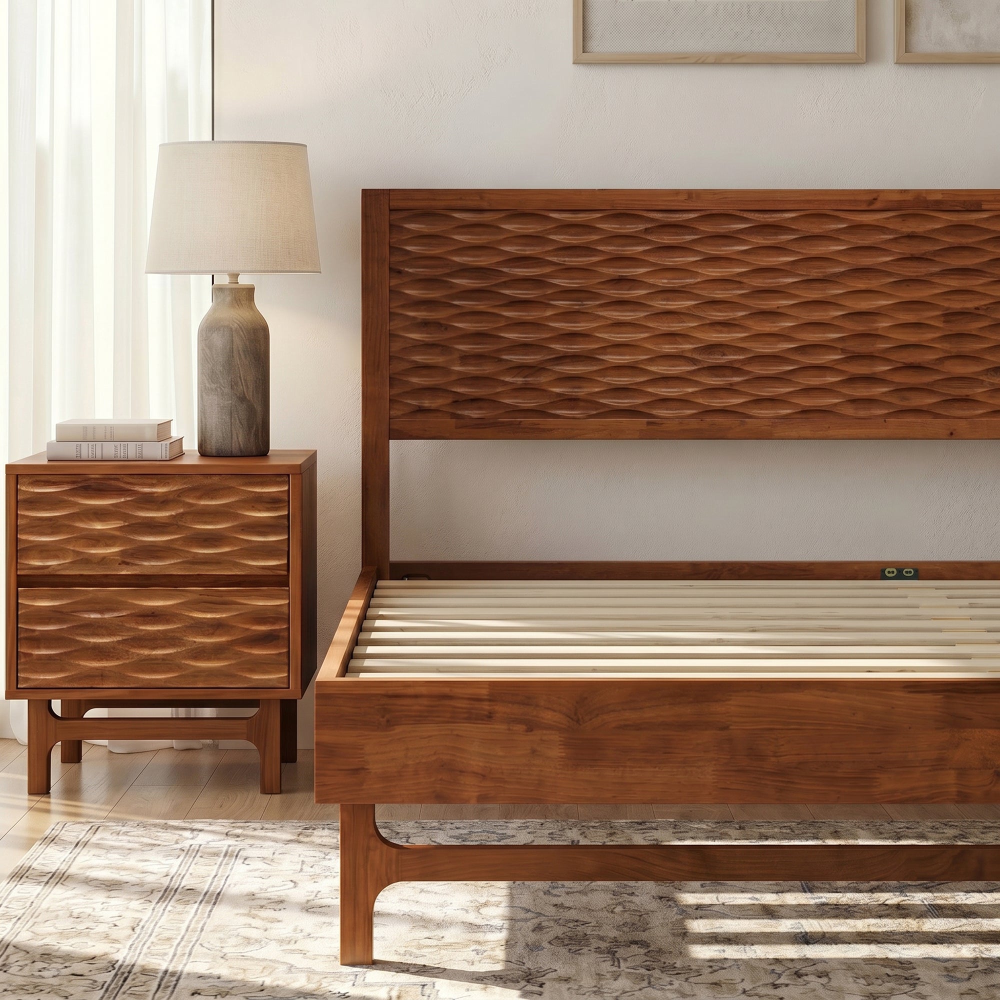 The Emma Solid Wood Bed Frame