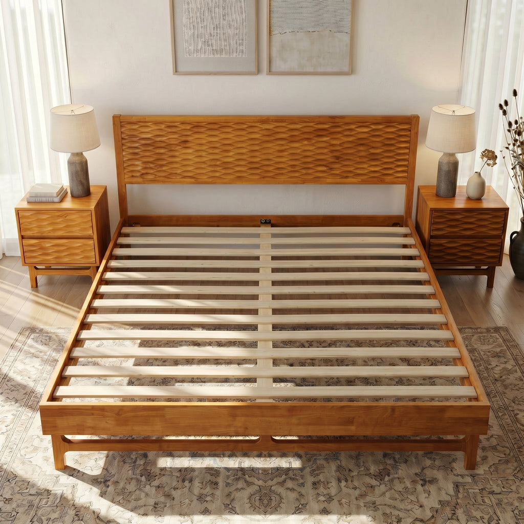 The Emma Solid Wood Bed Frame