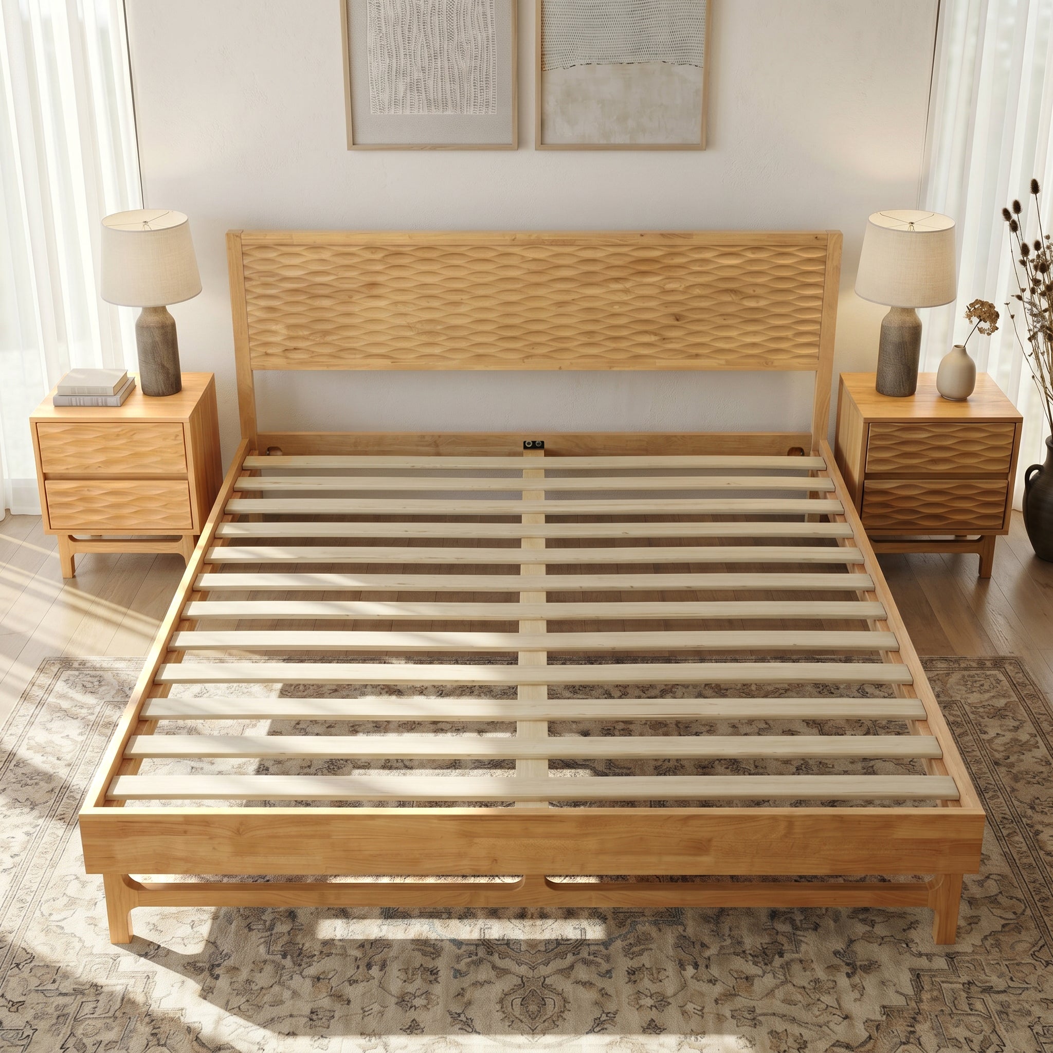 The Emma Solid Wood Bed Frame