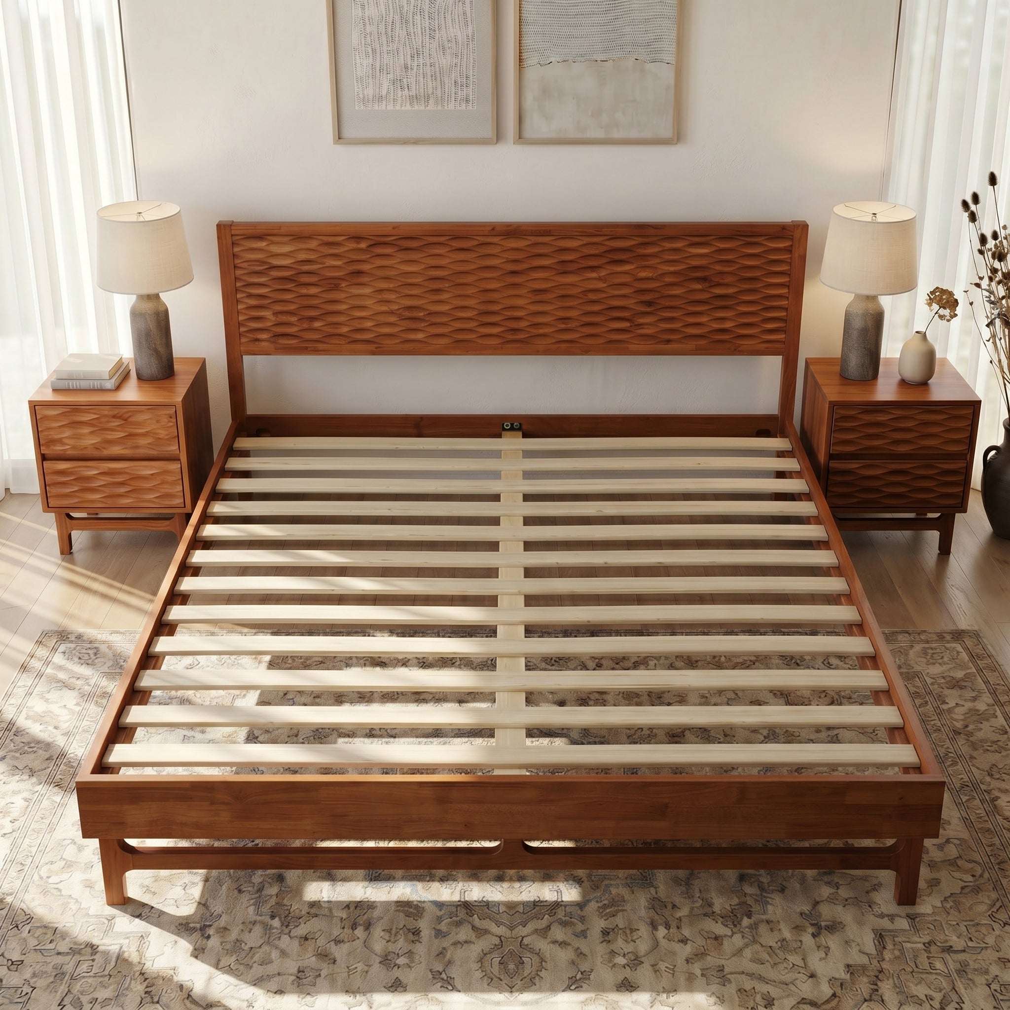 The Emma Solid Wood Bed Frame