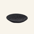 Anthracite black volcanic stone soap dish