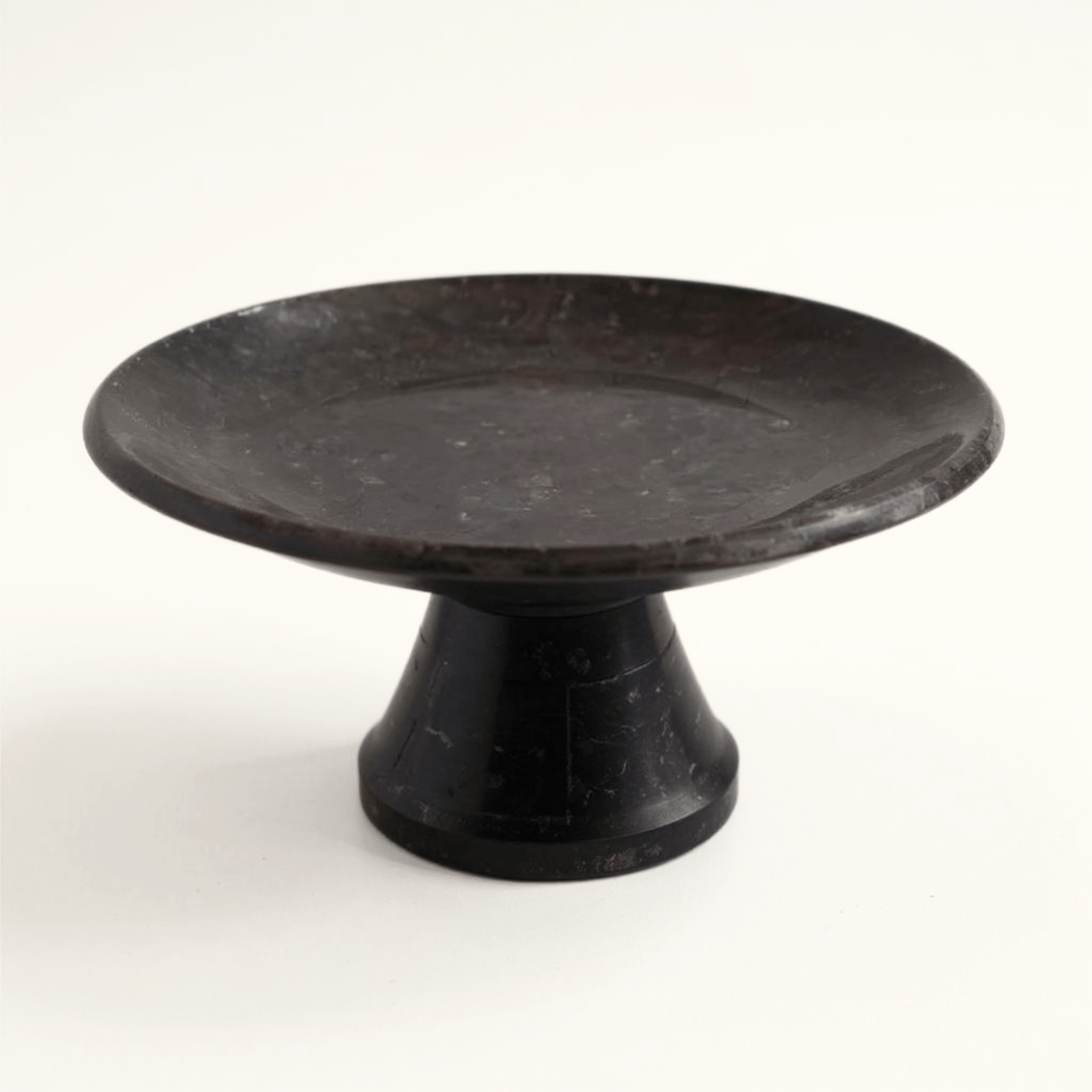Marble footed tray