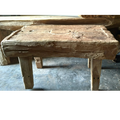 Coffee table in recycled exotic wood