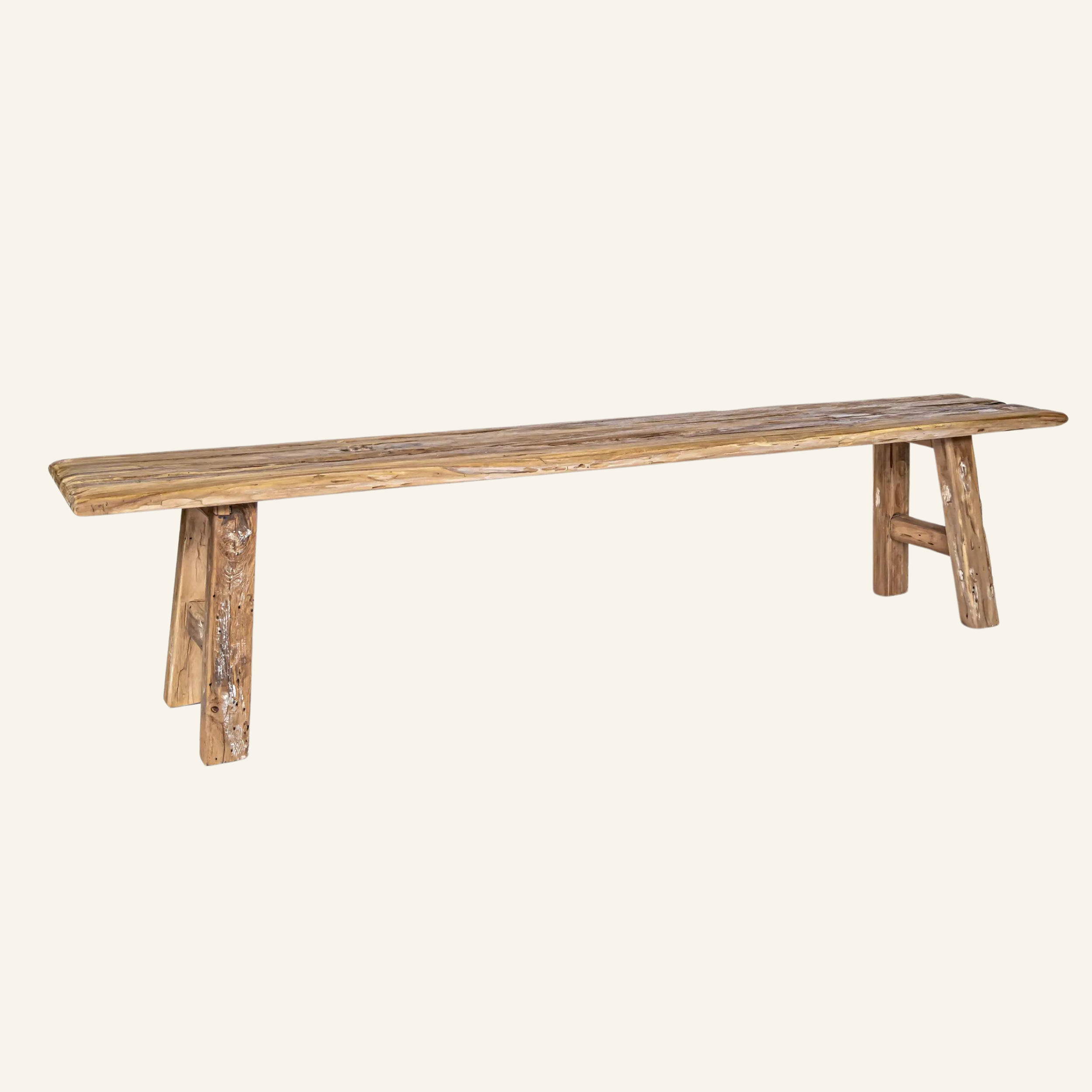 NEW Vintage Bench With A Frame Legs