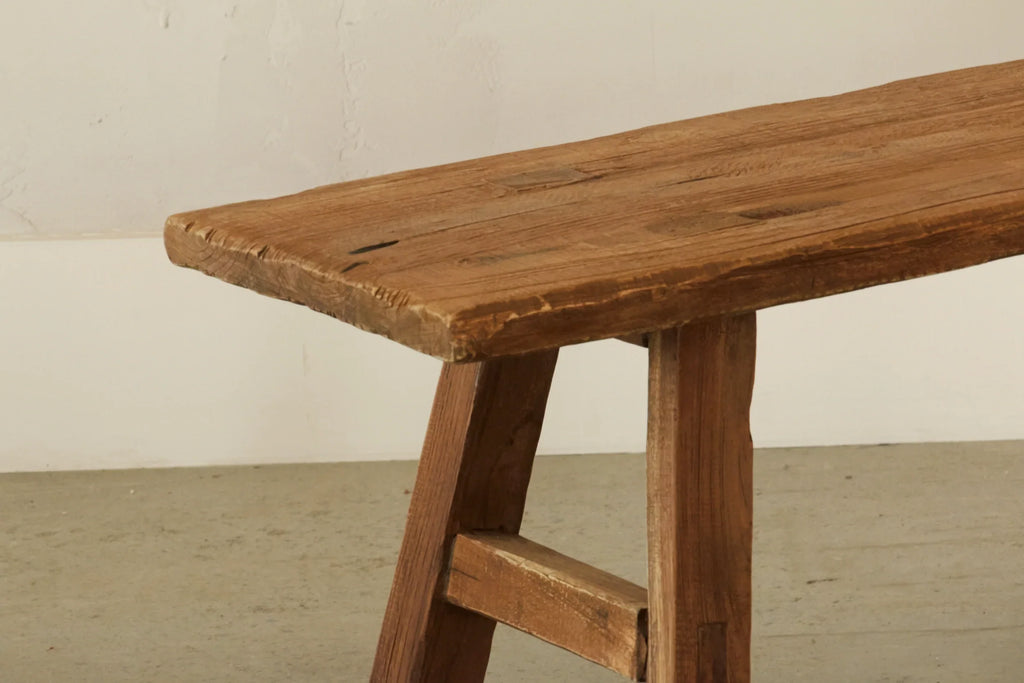 NEW Vintage Bench With A Frame Legs