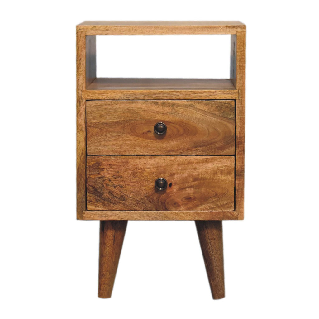 Mini Classic Oak-ish Bedside with Open Slot wholesalers