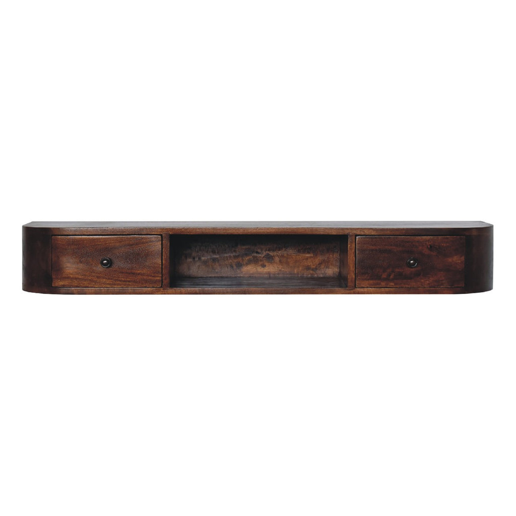 Lunar 2 Drawer Wall Mounted Console-0