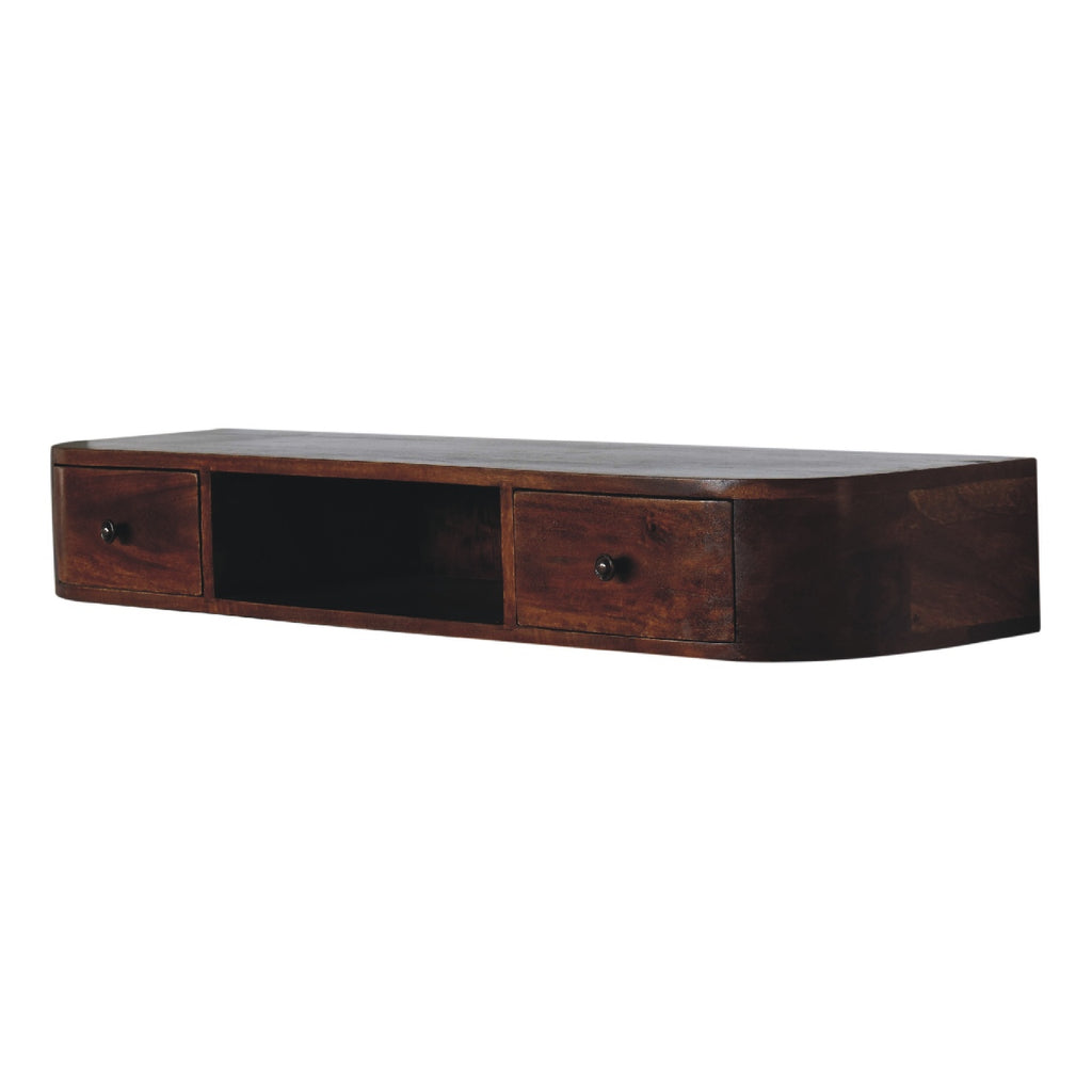 Lunar 2 Drawer Wall Mounted Console-2