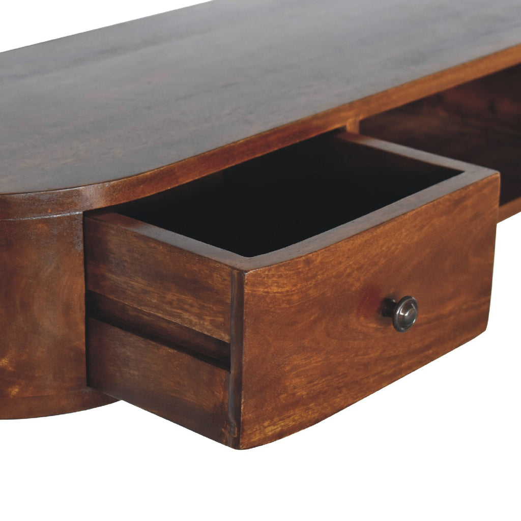 Lunar 2 Drawer Wall Mounted Console-5