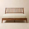 Kaylin Solid Wood Bed Frame & Nightstand