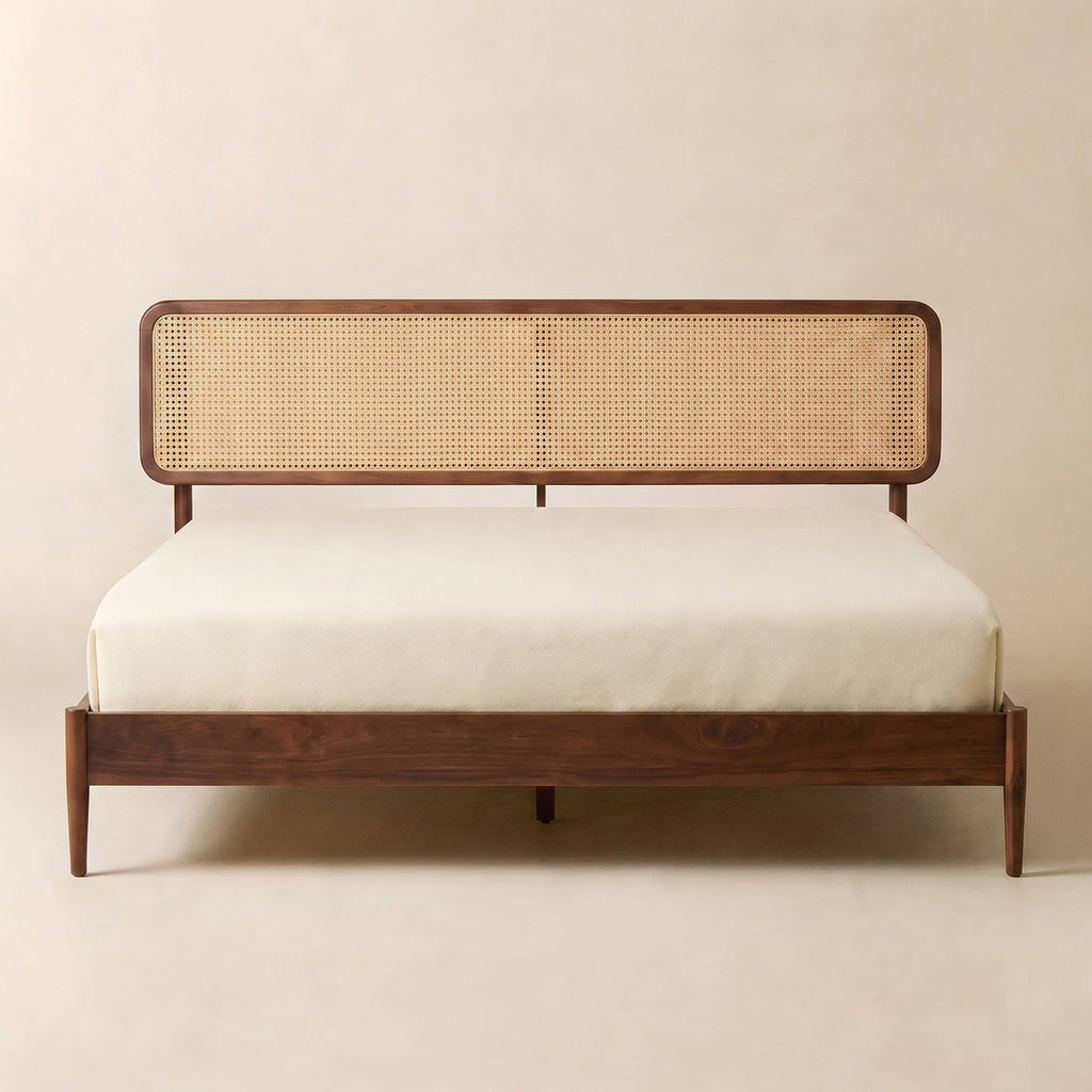 The Lucerne Natural Rattan Bed Frame