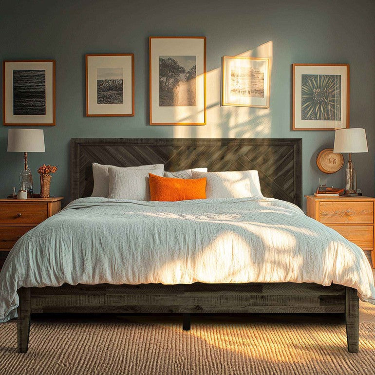 Sierra Deluxe Solid Wood Bed Frame