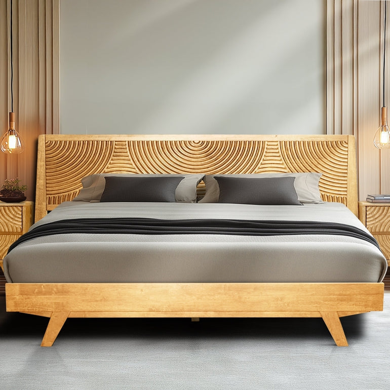 Harmony Solid Wood Platform Bed Frame