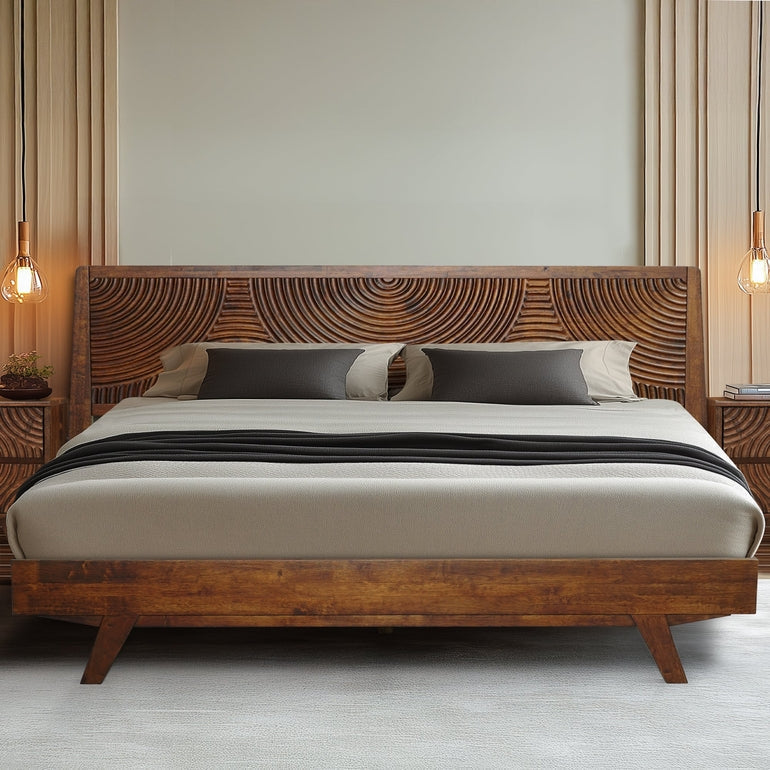 Harmony Solid Wood Platform Bed Frame