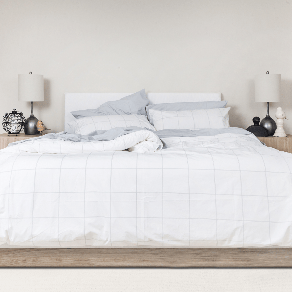Essential Organic Percale Collection Duvet Cover & Pillowcase Set