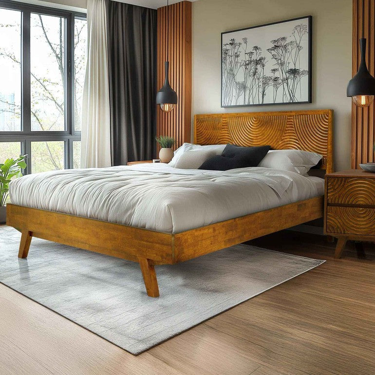 Harmony Solid Wood Platform Bed Frame