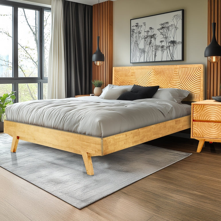 Harmony Solid Wood Platform Bed Frame