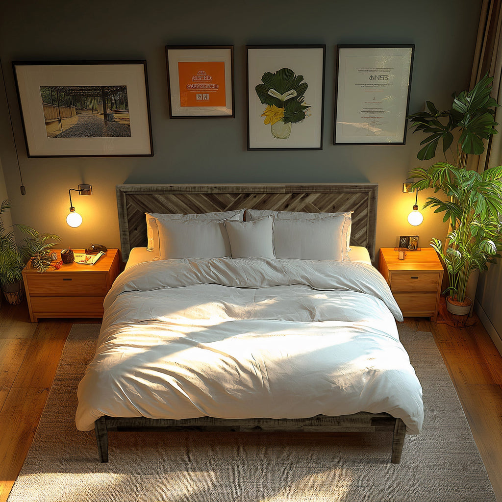 Sierra Deluxe Solid Wood Bed Frame