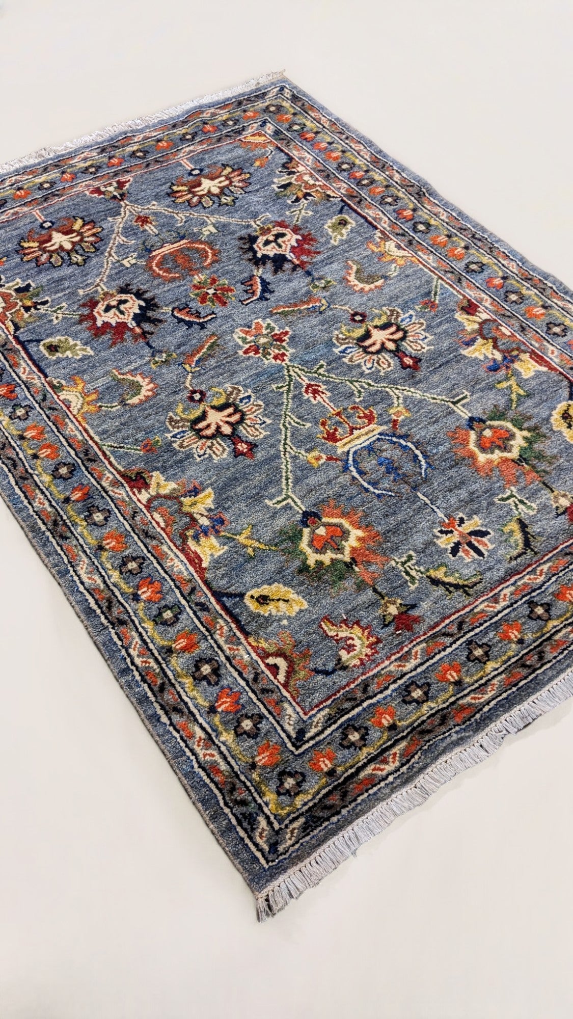 Cove Hand Knotted Rug Sample - 30 x 30 cm
