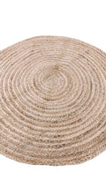 Braided Natural Jute Rug - 85 x 85 cm