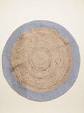 Braided Natural Round Jute Rug  - 64 x 64 cm