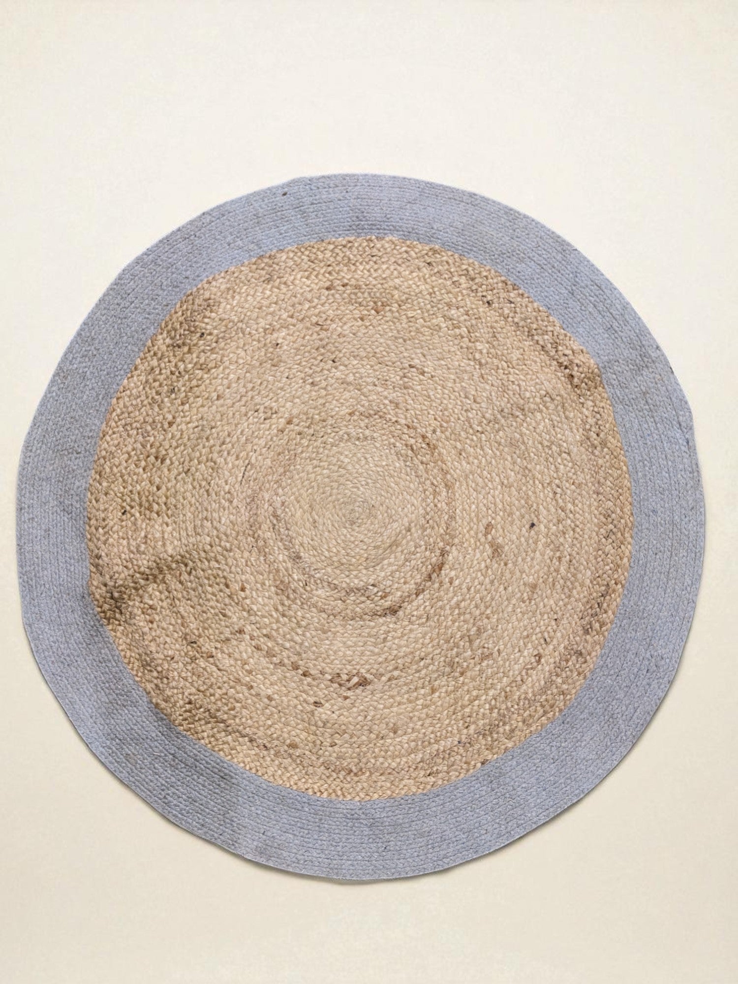 Braided Natural Round Jute Rug  - 64 x 64 cm