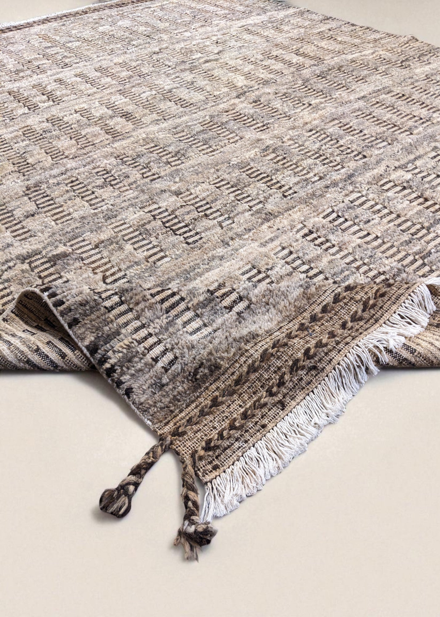 Sable Hand Knotted Rug Sample - 30 x 30 cm