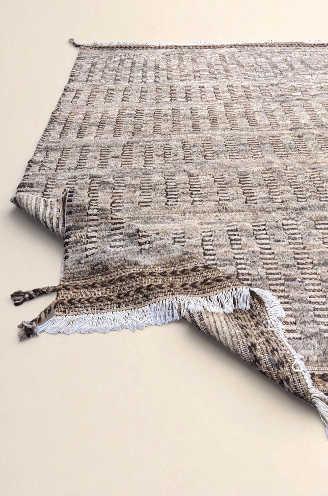 Sable Hand Knotted Rug Sample - 30 x 30 cm