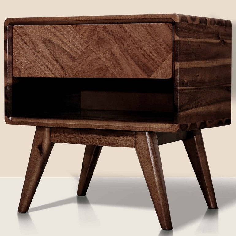 Laden Solid Wood Nightstand