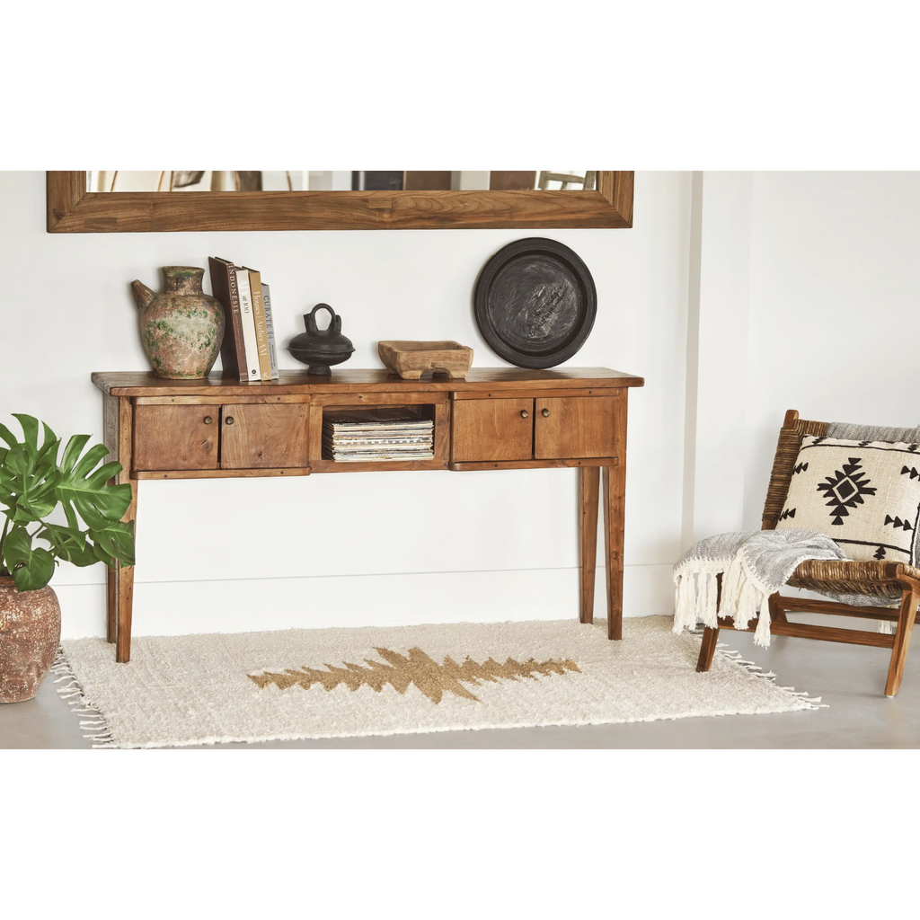 Handmade Apache Rug Made from Organic Cotton