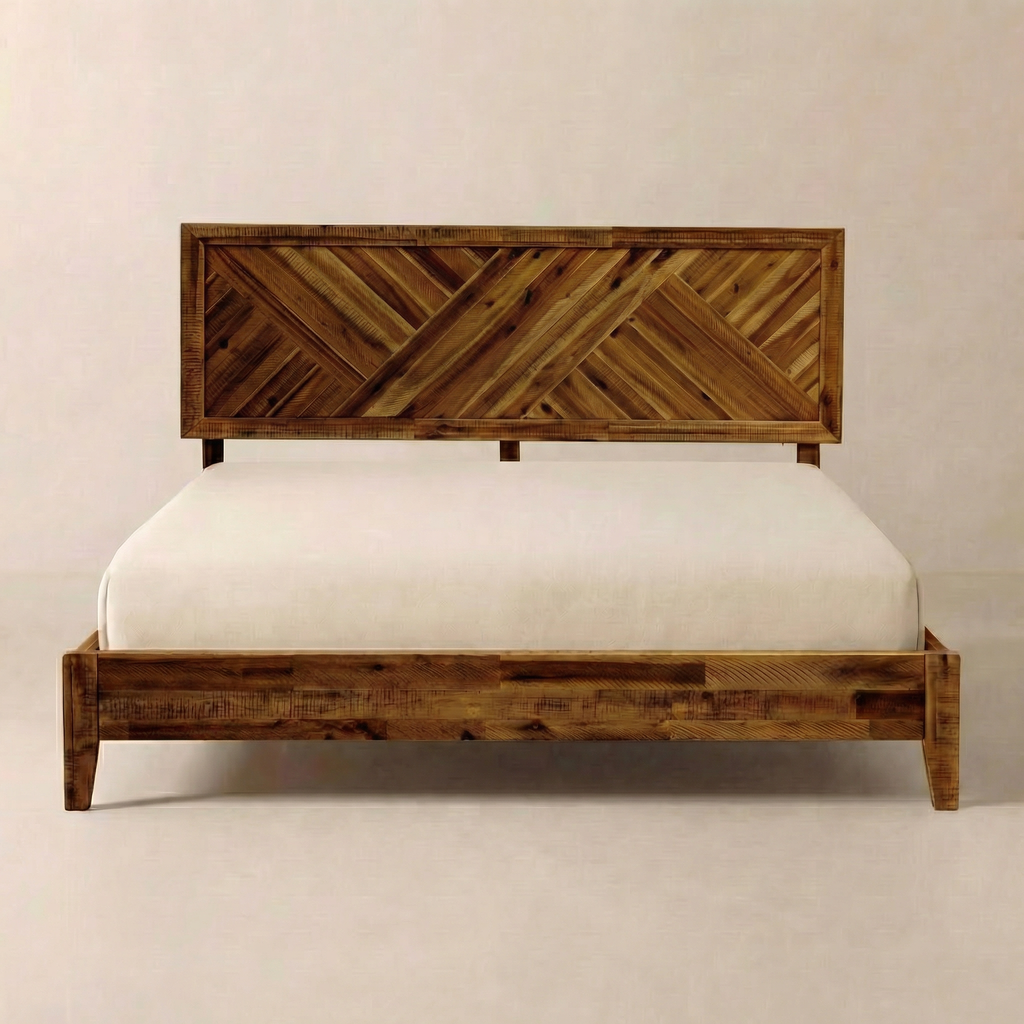 Sierra Deluxe Solid Wood Bed Frame