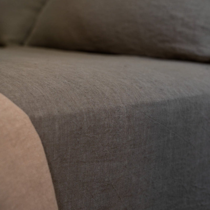 Sömn Linen Fitted Sheet