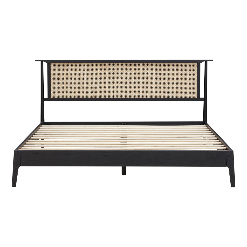 The Riven Natural Rattan Bed Frame